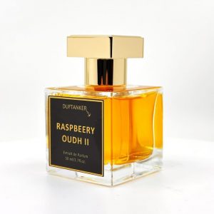 Raspberry Oudh II Flakon 50ml auf weißem Hintergrund